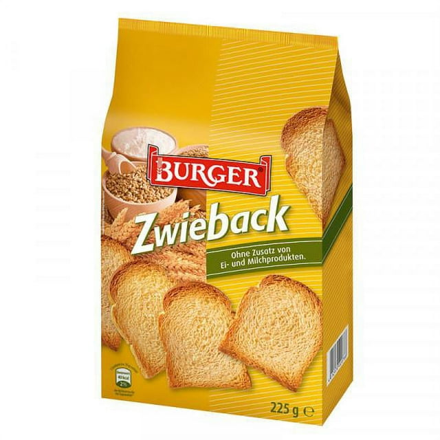 Zwieback, Rusks (Burger) 8 oz (225g)