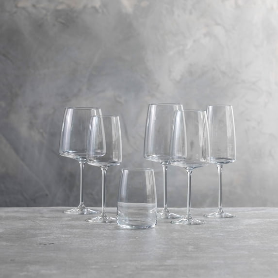 Zwiesel Glas Sensa Crystal Glass, Set of 6 Champagne Flute