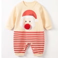 thumbnail image 1 of Zwiiyzr 0-2T Newborn Baby Girl Christmas Outfit Long Sleeve Romper Outfit My First Christmas Baby Clothes Red, 1 of 5