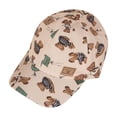 thumbnail image 1 of Zwiiyzr 2-6Y Kids Baseball Hats Toddler Cartoon Baseball Hats Adjustable Summer Trucker Hats for Boys Girls Beige, 1 of 4
