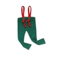 thumbnail image 1 of Zwiiyzr 0-1T Baby Clothes Christmas Solid Color Jumpsuit High Stretch Leggings Baby Overalls Long Pants Green, 1 of 3