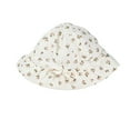 thumbnail image 1 of Zwiiyzr 0-3 Years Newborn Baby Baby Sun Hat Girls Beach Adjustable Kids Hats Boys Wide Brim Cute Toddler Bucket Hat Floppy Infant Sun Hats Beige, 1 of 3