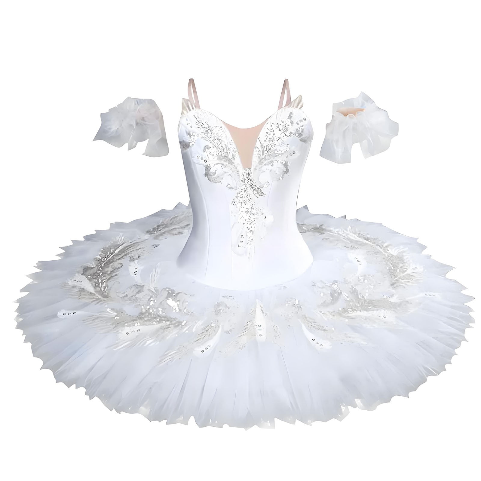 Zwiiyzr 2025 1-14Y Girls Ballerina Clothes Dance Tutu Floral