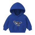 thumbnail image 1 of Zwiiyzr 1-8Y Girls' Boys' Dinosaur Printed Cute Hoodies Long Sleeve Pullover Hoodie Sweatshirt Blue, 1 of 2