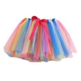 thumbnail image 1 of Zwiiyzr 2-10 Years Toddler Baby Girls Layered Tulle Tutu Princess Ballet Dress Cute Multicolour Net Yarn Skirt Multi-Color Bow Skirt Multicolor, 1 of 3