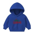 thumbnail image 1 of Zwiiyzr 2-7 Years Baby Clothes Christmas Toddler Baby Boy's Girl's Hoodie Children's Casual Print Sweatshirt for The Baby Gift Blue, 1 of 5