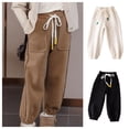 thumbnail image 1 of Zwiiyzr 2025 2-8 Years Old Unisex Toddler Jogger Pants Fleece Lined Kids Cotton Elastic Waist Winter Baby Sweatpants Black, 1 of 7