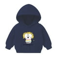 thumbnail image 1 of Zwiiyzr 3-8 Years Toddler Baby Girl and Boy' Hoodies Sweatshirt Casual Long Sleeve Printing Tops Navy, 1 of 2