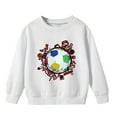 thumbnail image 1 of Zwiiyzr 3-9Y Girl and Boy Sweatshirts Trendy Casual Fall Long Sleeve Tops Printing Tops White, 1 of 7