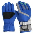 thumbnail image 1 of Zwiiyzr 2024 4-16Y Toddler Girls Boys Winter Gloves Kids Snow Gloves Ski Waterproof Windbreaker Children Warm Gloves Blue, 1 of 7