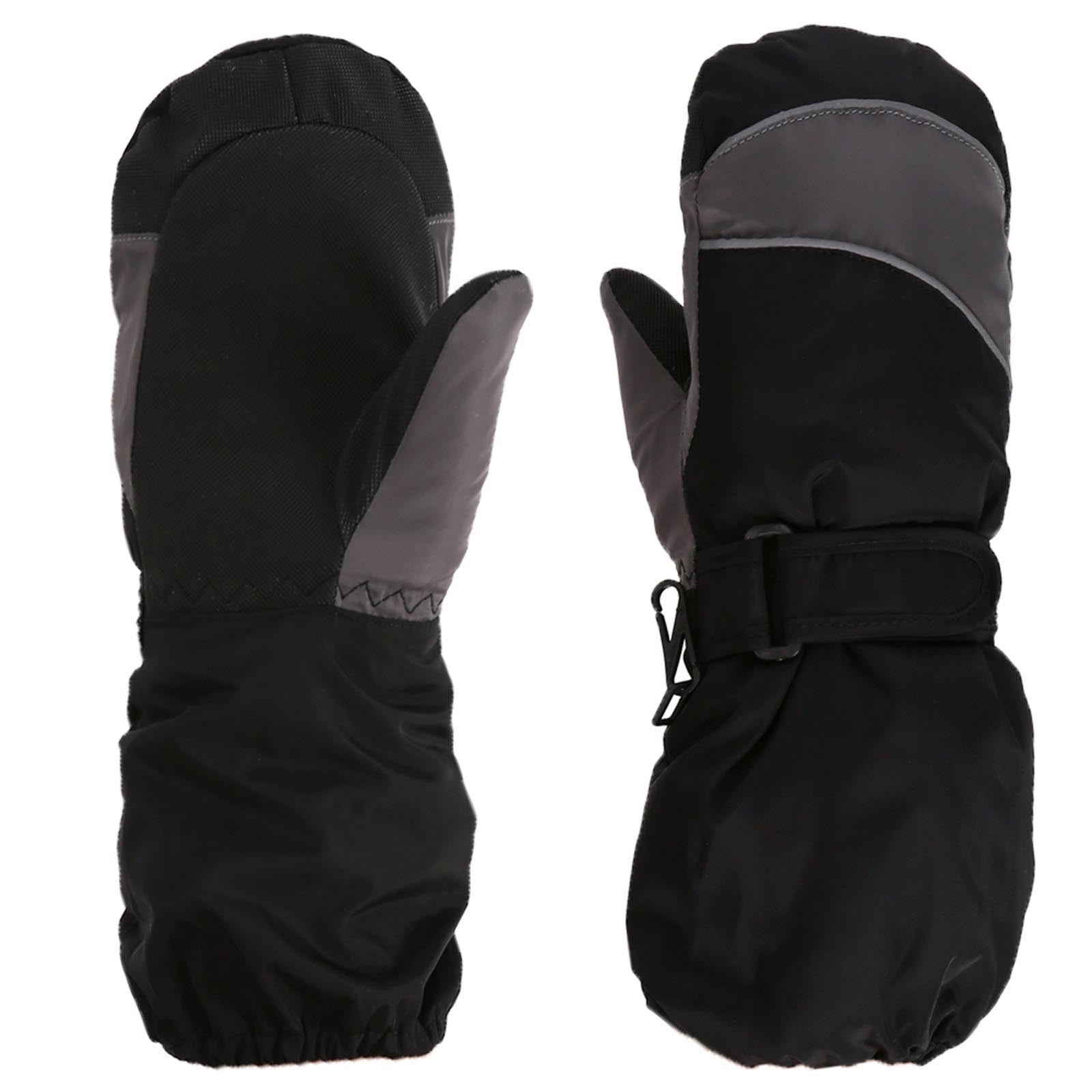 Zwiiyzr 2025 6-11Y Toddler Girls Boys Snow Gloves Kids Thick Fleece ...