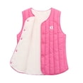 thumbnail image 1 of Zwiiyzr 8-12Y Boys Girls Puffer Vest Jacket Fleece Lined Winter Warm Lightweight Sleeveless Outerwear Vests Pink, 1 of 3