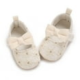 thumbnail image 1 of Zwiiyzr 2024 Baby Girls Sandals Infant Toddler Shoes Round Toe Slip On Summer Outside Wear Non-Slip Breathable Sandals Princess Dress Shoes 6-12 Months Beige, 1 of 7