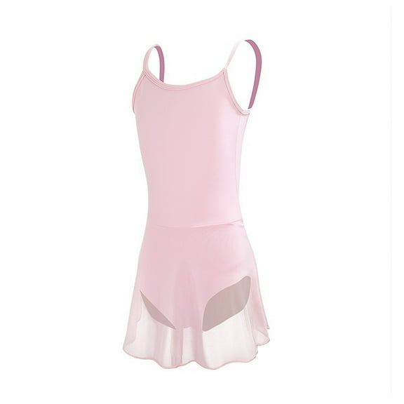 Zwiiyzr 2025 Ballet Leotards for Girls 4-15Y Dance Leotard for Girls , Camisole Toddler Ballet Outfit for Outdoor Daily Wear Pink