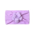 thumbnail image 1 of Zwiiyzr Bows for Girls Headbands Toddler Cute Bowknot Flower Solid Color Baby Headdress Elastic Band Hair Band Hair Accessories for 0-3 Years Purple, 1 of 4