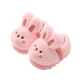 thumbnail image 1 of Zwiiyzr Girls/Boys/Babies Fluffy Slippers Fall/Winter Warm Indoor Non Slip Cute Plush Slippers Fuzzy House Slippers for Toddler/Little Kid/Big Kid Pink, 1 of 9