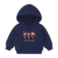 thumbnail image 1 of Zwiiyzr 2025 Girls Hooded Sweatshirt Long Sleeve Pullover Crop Tops Kids Fleece Sweatshirts For 5-14 Years Red, 1 of 7