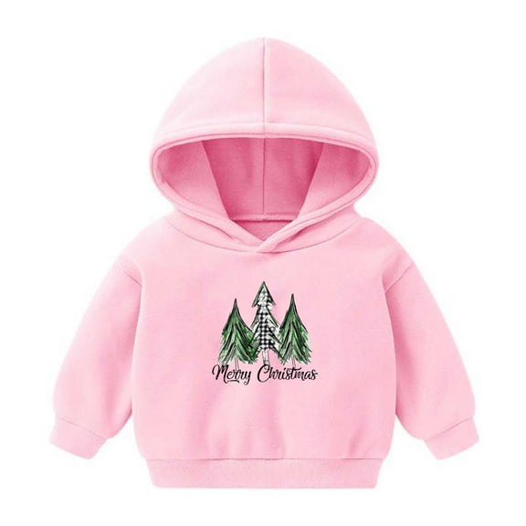 Zwiiyzr 2025 Girls' Sweatshirts Half Zipper Long Sleeve Solid Color Pullover Tops Crop Tops Kids Fleece Sweatshirts For 5-14 Years Hot Pink