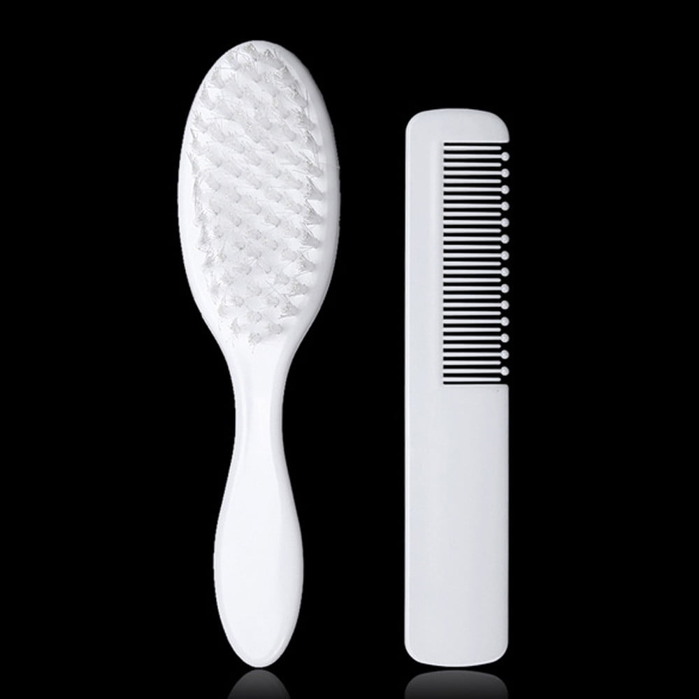 Lovskoo Infant Baby 2pcs Comb Massager Hairbrush Newborn More Safer Easy Grip Hair Brush