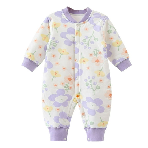 Zwiiyzr 2025 Newborn Baby Clothes Romper for Kids Girls Boys Long Sleeve Valentine's Day Heart Print T-Shirt Jumpsuit Baby Boy Girl Clothing White