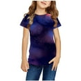 thumbnail image 1 of Zwiiyzr 2024 Teen Boys Girls Galaxy Graphic T-Shirt Trendy Crewneck Short Sleeve Summer Clothes Tops Tees for Youth Multicolor-9-10 Years, 1 of 4
