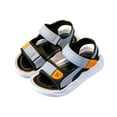 thumbnail image 1 of Zwiiyzr Toddler Boys Shoes 1-10 Years Slingback Sandals Summer Middle Big Kids Outdoor Non-Slip Soft-Soled Beach Sandals Gray, 1 of 5