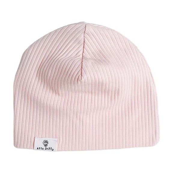 Zwiiyzr 2025 Unisex Beanies Baby Beanie Soft Solid Color Thin Stretchy Cute Baby Hats for Fal Winter Girls Boys Multicolored Pink