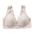 thumbnail image 1 of Zwiiyzr 2025 Womens Nursing Bras for Breastfeeding Seamless Thin Front Buckle Maternity Bra Comfort Pregnancy Bralette Khaki, 1 of 6