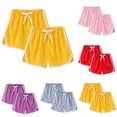 thumbnail image 1 of Zwiiyzr 3-11Y Boys Girls 2Pcs Sport Shorts Kids Summer Running Athletic Shorts Baby Toddler Workout and Fashion Beach Shorts Gray, 1 of 9