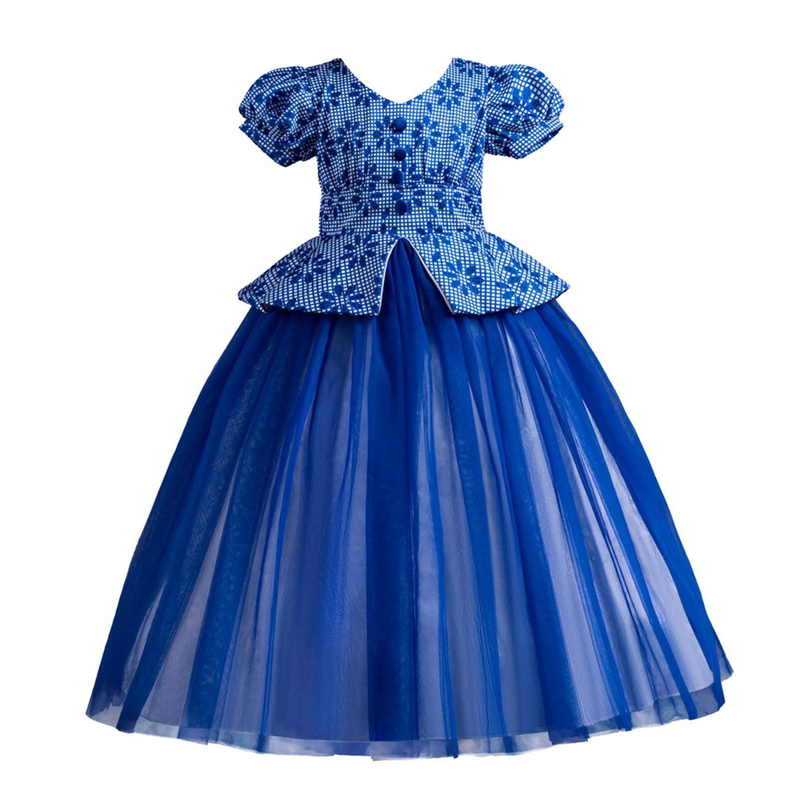 h&m blue skater dress Short Puffy Blue Tulle Beaded Prom Dresses, Sweetheart Neck Short Blue main image 1
