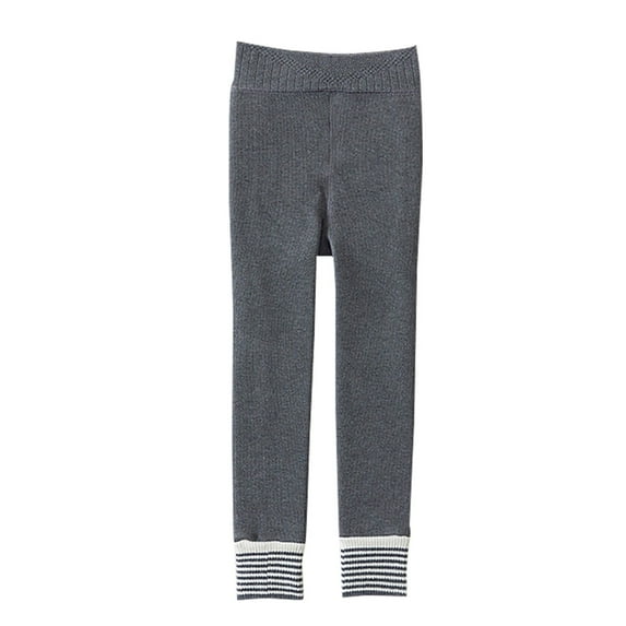 Zwiiyzr Base Layer for Kids and Toddlers Thick Bottom Pants Thermal Long Johns Pants for Boys Girls 1-15 Years Gray