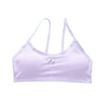 thumbnail image 1 of Zwiiyzr Girl Training Bras for Girls 13 Years Sports Seamless Bra with Removable Padding Bras Purple, 1 of 5