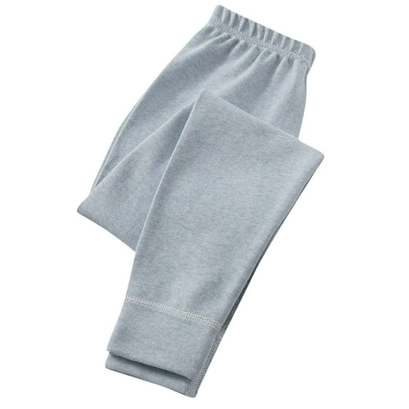 Zwiiyzr Leggings for Girls Boys Lounge Solid Color Soft Comfortable Yoga Pants Running Footless Tights Legging Pants 2-17 Years Light Blue