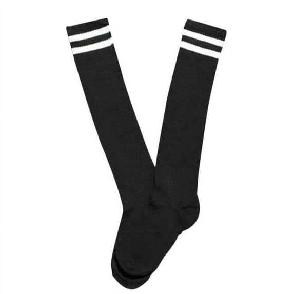 Zwiiyzr Little Boys Girls 3T Sport Socks Football Soccer Solid Long Socks Over Knee High Baseball Running Sports Kids Sock Black