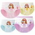 thumbnail image 1 of Zwiiyzr Little Girls' Soft Cotton Underwear Cartoon Toddler Undies Kids Panties Multicolor, 1 of 2