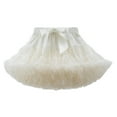 thumbnail image 1 of Zwiiyzr Little Girls and Big Girls Tulle Tutu Skirt Petticoat Mesh Puffy Princess Ballet Dance Pettiskirts Underskirt Beige, 1 of 3
