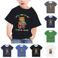 thumbnail image 1 of Zwiiyzr Summer Shirts for Girls and Boy Toddler Kids "It'S A Good Day To Read A Book" Short Sleeve Round Neck Tee for 3-14 Years Blue, 1 of 4