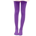 thumbnail image 1 of Zwiiyzr Toddler Baby Girls Ballet Tights Spring Fall Ballet Leotards Dance Leggings Solid Cotton Footed Tights Stockings Pantyhose 3-12 Years Purple, 1 of 4