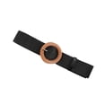 thumbnail image 1 of Zwiiyzr Womens Belt Solid Color Retro Elegant Adjustable Belt Buckle Simple Waist For Girls Ladies Christmas Holiday Gifts Black Free Size, 1 of 4