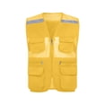 thumbnail image 1 of Zwiiyzr Womens Breathable Fishing Vest Hiking Sleeveless Jacket Lightweight Outdoor Gear Multi-Pocket Design For Travel Camping Trekking Yellow, 1 of 5