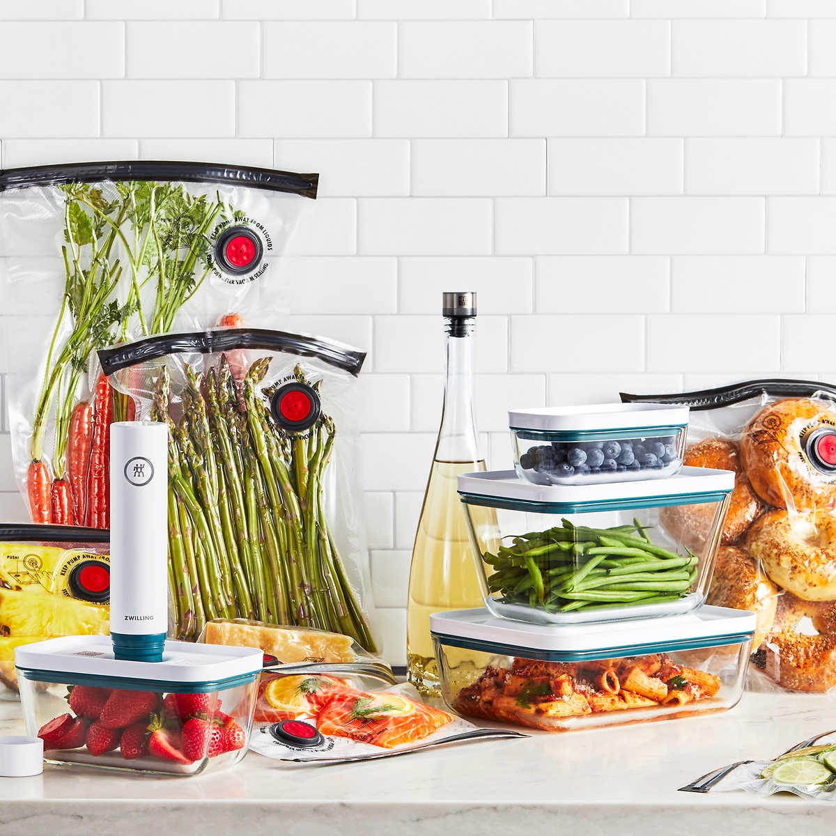 Zwilling Fresh and Save 16piece Vacuum Sealer Container Kitchen Kit