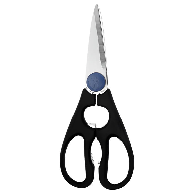 Henckels Kitchen Shears, Made in Japan, Black, Micro-serrated