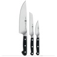 thumbnail image 1 of Zwilling Pro 3 Piece Steel Starter Knife Set w/ Paring, Utility, & Chef's Knife, 1 of 4