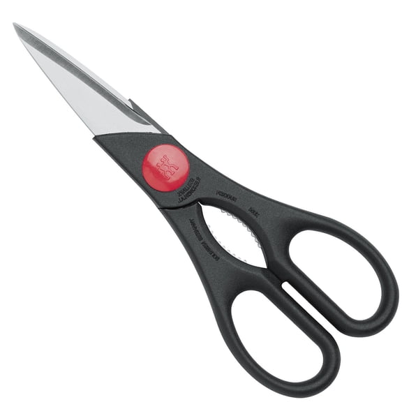 Zwilling Silver Black Kitchen Scissors 787 Inch Ice Hardened Blade Germany