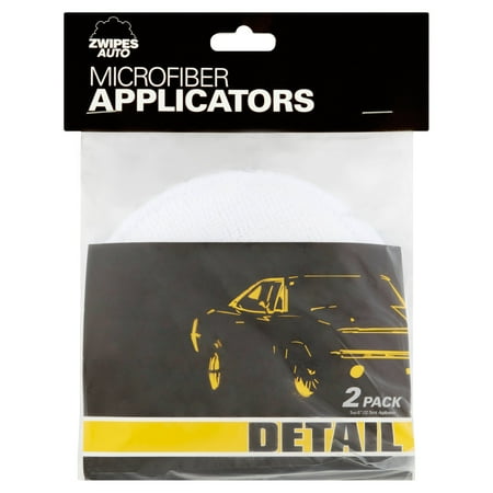 Zwipes Auto Detail Microfiber Applicators, 2 pack