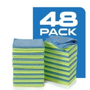 Zwipes Microfiber Cleaning Cloths,Multi-color, 48-Pack