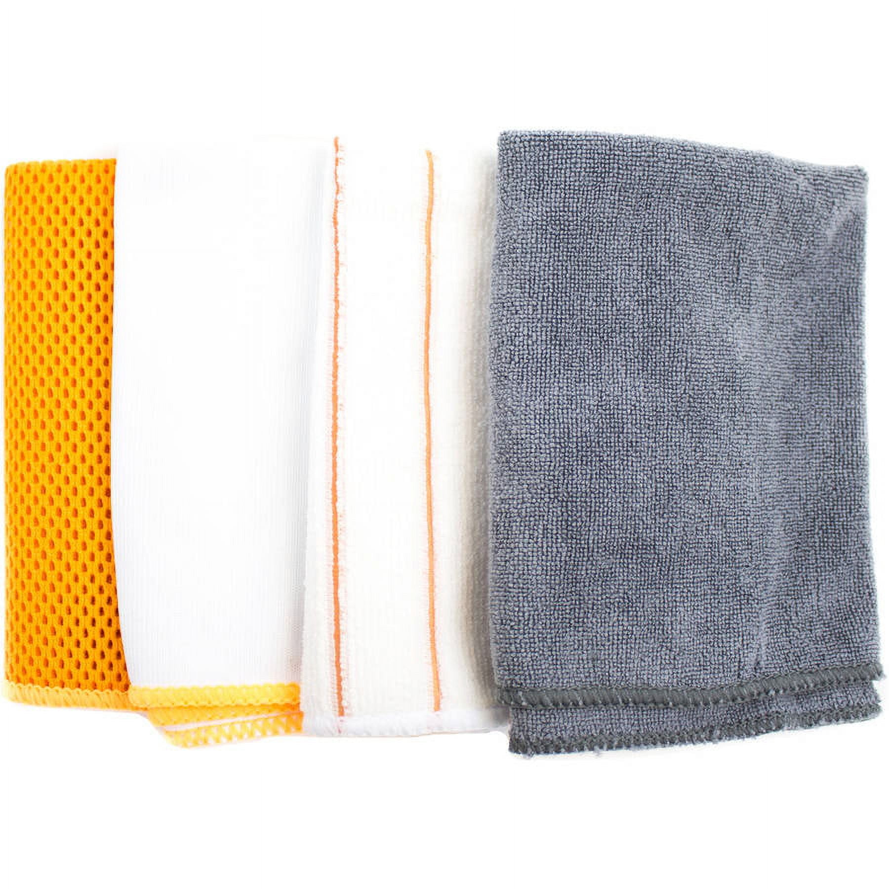 Zwipes Microfiber Kitchen Cleaning Cloths Set, 4 pc