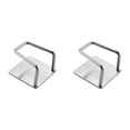 thumbnail image 1 of Zwwxt 2Pcs Sponge Holder for Kitchen Sink, Stainless Steel Dish Sponge Holder, Strong Adhesive Sponge Caddy for Sponges, Brushes, Lids, Premium Rustproof & Waterproof Kitchen Sink Organizer, Silver, 1 of 5