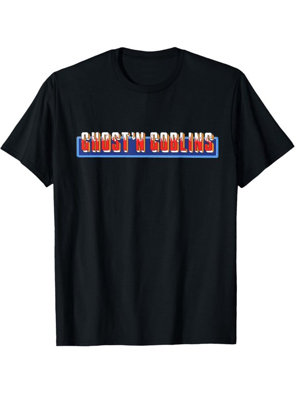 Zx Spectrum Ghost Goblins Ghouls Ghosts 8 Bit Arcade Graphic Design For Everyday Style T-Shirt, Size S-5XL