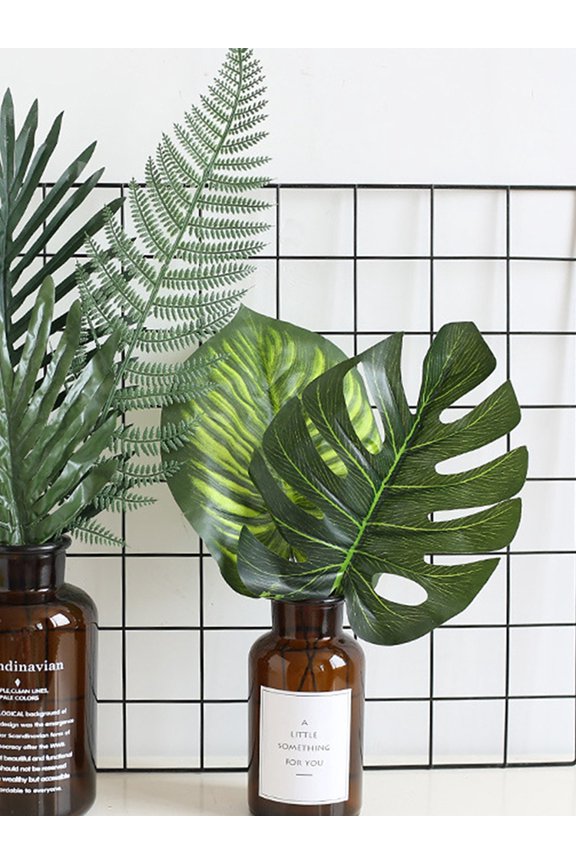 1Pcs Fake Monstera Leaf Plant Home Office Decoration Photo Prop